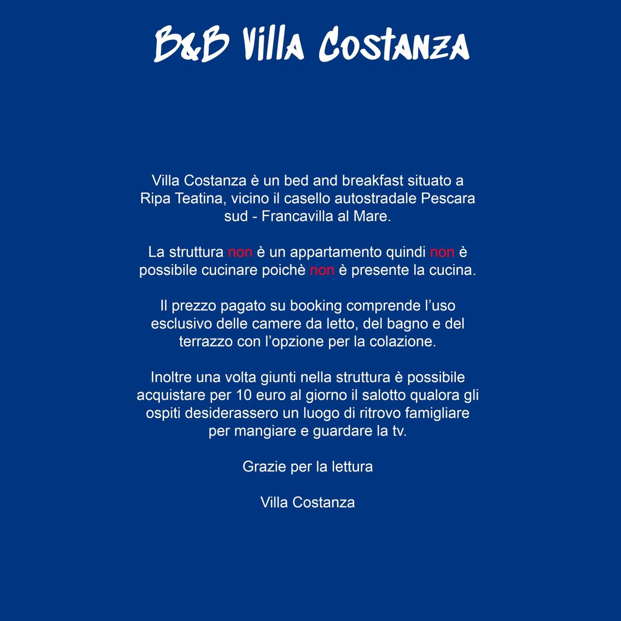 Villa Costanza Ripa Teatina エクステリア 写真